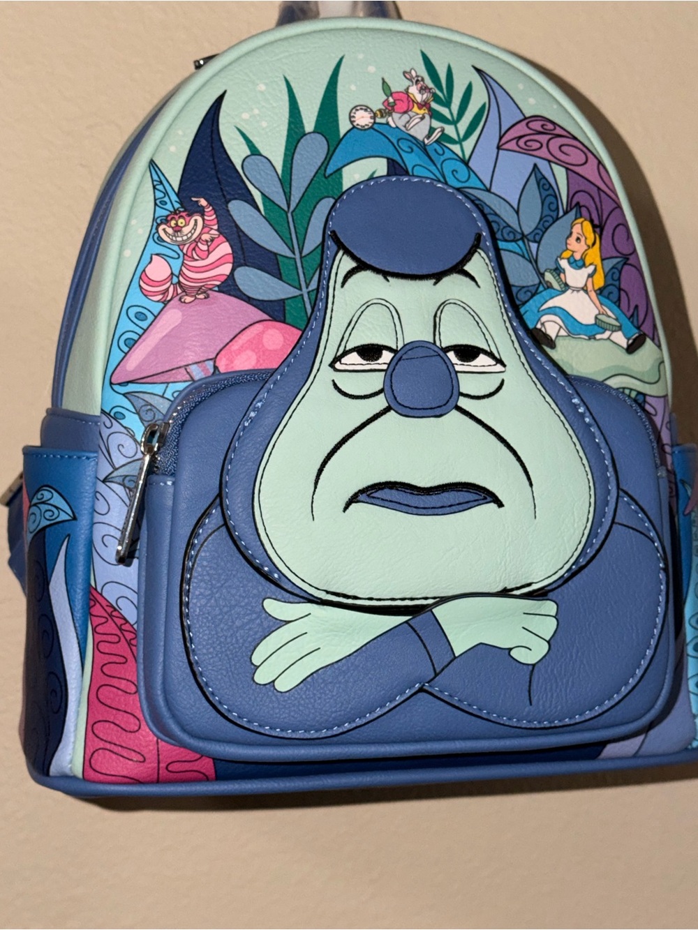 Loungefly Alice in Wonderland Caterpillar Mini Backpack - Blue Mint